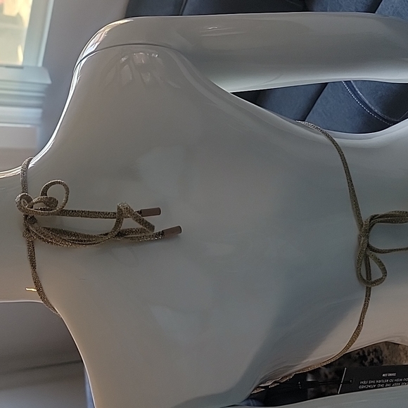 Gold string top brown inner linning - Picture 3 of 4